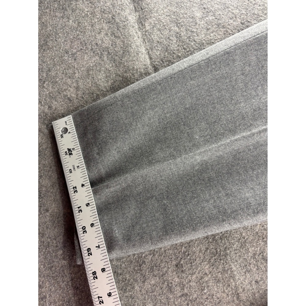 Carlisle Grey Wool Cashmere Wide Leg Dress Pants Womens 8 Lined Capsule Preppy - Picture 6 of 7